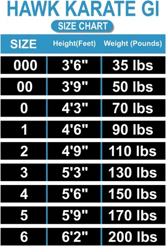Miniatura 7 de Hawk Sports Karate Uniform for Kids & Adults Lightweight Student Karate Gi Martial Arts Uniform with Belt