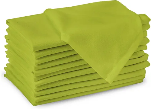 Miniatura 53 de Encasa XO Juego de 12 servilletas de tela color azul cobalto, 17 x 17 pulgadas, servilletas de cena de algodón de color sólido, servilletas de boda
