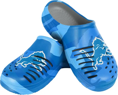 Miniatura 20 de FOCO - Sandalias de agua de jardín con logotipo de equipo de la NFL, para hombre, pantuflas, zuecos