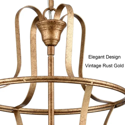 Miniatura 3 de Lámpara colgante moderna de 4 luces, lámpara colgante de oro oxidado, lámparas colgantes para isla de cocina, accesorios de iluminación colgantes