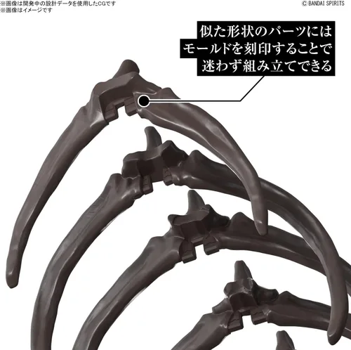 Miniatura 6 de Bandai Hobby Mosasaurus Imaginary Skeleton 1/32 Dinosaur Model Kit