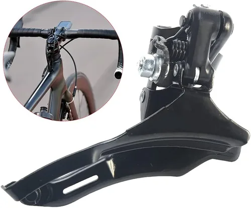 Miniatura 2 de Tookie Desviador delantero de bicicleta, desviador universal de bicicleta, cambiador de velocidad de acero TZ 30 Accesorios de repuesto