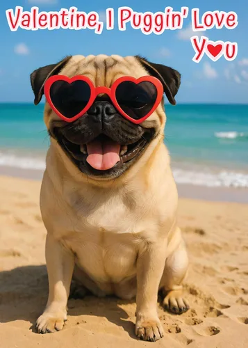 Miniatura 16 de Glory To Dog A Little Valentine's Toast - Tarjeta de felicitación con sobre de correo para tarjetas de felicitación