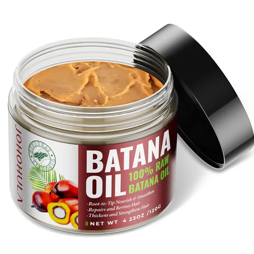 Aceite de batana crudo para el crecimiento del cabello: aceite de batana 100% puro que fortalece el cabello fino, nutre las puntas abiertas secas,