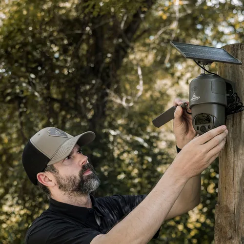 Miniatura 5 de TACTACAM – Cámara de seguridad celular Defend 360, fotos 4K, video 1080p, batería solar + recargable, panorámica/inclinación/zoom de 360°, LTE