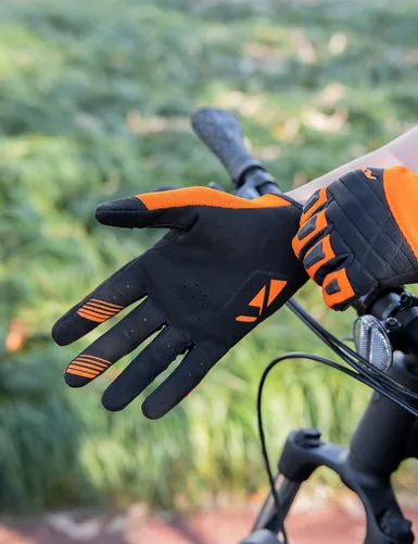 Miniatura 6 de VXW Guantes de bicicleta de montaña para hombre, guantes de ciclismo para nudillos, pantalla táctil transpirable para MTB Motocross Racing Dirtbike