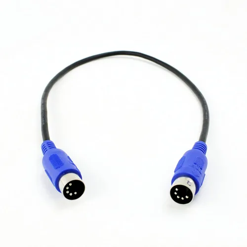 Miniatura 3 de Juego de cables de conexión MIDI de 2 a 5 pines DIN macho a macho de 18 pulgadas