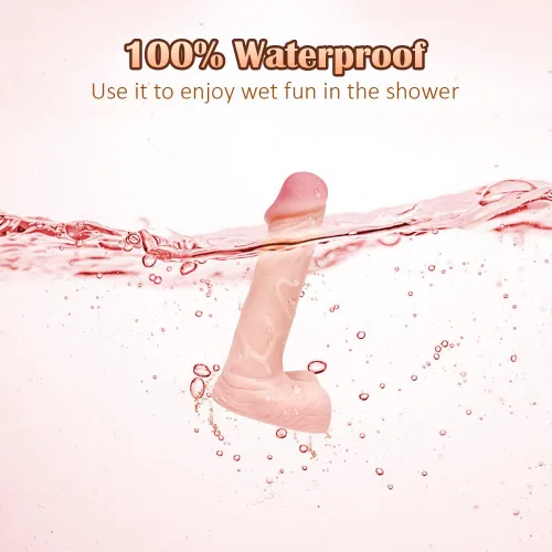 Miniatura 6 de Consolador pequeño realista de 4 pulgadas, tapón anal para principiantes, consolador anal suave con eje curvado y bolas, juguete sexual para adultos