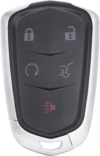 Funda de repuesto para llavero de 5 botones para Cadillac Escalade 2015-2019, CTS, SRX, XT4, XT5, ATS, STS y XD6 CT6 XT5 sin llave, llavero remoto