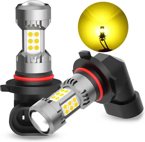 Miniatura 7 de Phinlion Bombillas LED antiniebla H10, 3200 lúmenes color azul hielo, súper brillantes PY20D 9145, focos antiniebla de repuesto para coches