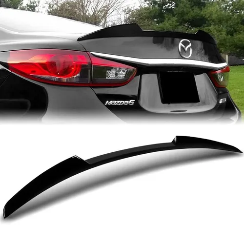 Miniatura 6 de HYPERSPEED W-Power - Kit de labio trasero para alerón de maletero, ABS, estilo V, apto para Mazda 6 Mazda6 2018, 2019, 2020, 2021, accesorios