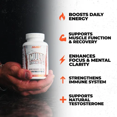 Miniatura 2 de Gran multivitamínico para hombres, fórmula todo en uno de alto rendimiento para atletas y culturismo, reposición de vitaminas y minerales, apoya