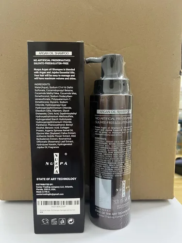 Miniatura 8 de Aceite de Argán marroquí Champú Sulfato última intervensión – Mejor para el cabello dañado, Curly seco o Frizzy – Thickening para fina/Cabello