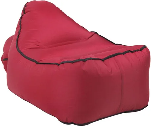 Miniatura 10 de Silla inflable, pequeño sofá inflable individual, tumbona plegable, sofá de aire portátil para estar en interiores, tienda de campaña, actividades