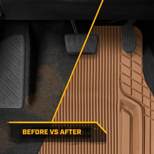 Miniatura 5 de Cat® ToughLiner™ Alfombrillas para el Suelo del Coche - Alfombrilla de Servicio Pesado Recortable para Camiones - Alfombrillas de Coche y Forros