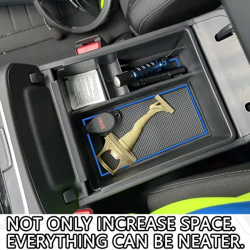 Miniatura 6 de HGWEI Organizador de consola central Compatible con Hyundai Tucson y Santa Cruz 2022-2024 & 2022-2026 Accesorios interiores Caja de almacenamiento