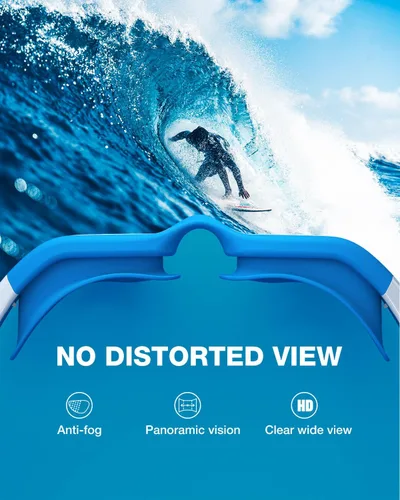 Miniatura 5 de ZIONOR G1 - Gafas de natación polarizadas unisex para mujeres adultas, antiniebla, 100% anti UV, gafas de buceo B3