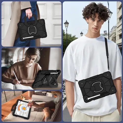 Miniatura 5 de WESOROL Funda para Samsung Galaxy Tab S10 Lite/S10 FE/S9 FE/S9 10.9/11 pulgadas (2025/2023), Funda para Tableta Galaxy Tab S9 a prueba de golpes