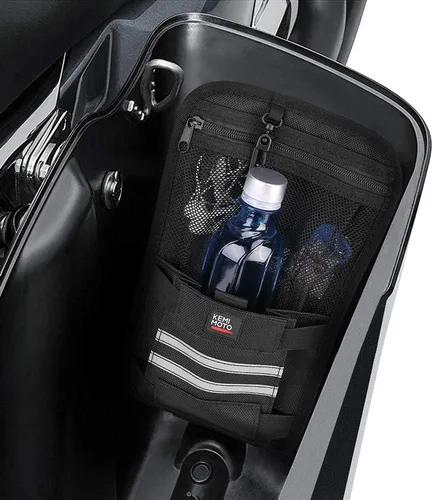 Miniatura 2 de KEMIMOTO Organizadores de alforjas universales para modelos de moto de turismo, para Street Glide Road Glide Road King, organizadores de bolsas