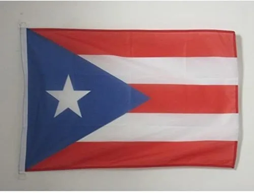 Miniatura 4 de AZ FLAG Bandera náutica de Puerto Rico 18'' x 12'' - Banderas de Puerto Rico 11.8 x 17.7 in - Banner de 12 x 18 pulgadas para barco