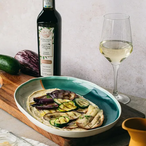 Miniatura 3 de Aceite de Oliva Extra Virgen Castillo de Canena (16.8 fl. oz.) Arbequina Prensado en Frío Pureza Perfil de Sabor Rico y Audaz Pan, Sopa, Pasta
