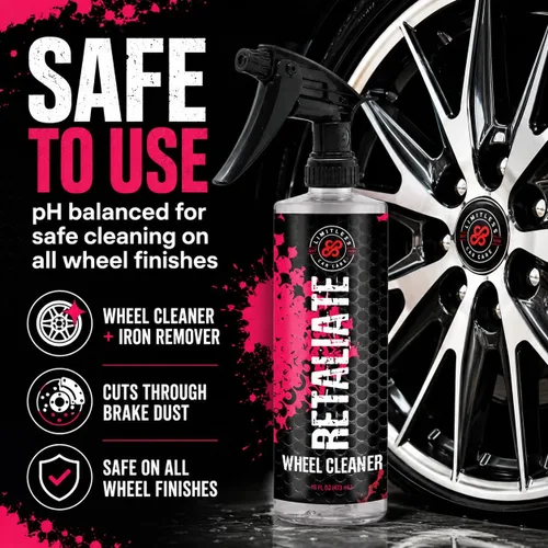 Miniatura 3 de LimitlessCarCare Limpiador de ruedas y removedor de hierro Retaliate 16oz