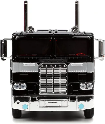 Miniatura 3 de Jada Toys Transformers G1 1:24 Nemesis Prime - Coche fundido a presión, juguetes para niños y adultos, color negro