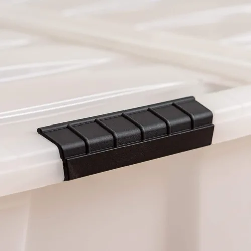 Miniatura 8 de IRIS Contenedores de almacenamiento de plástico apilables de 72 cuartos de galón con tapas, paquete de 4 unidades, sin BPA, fabricados en Estados