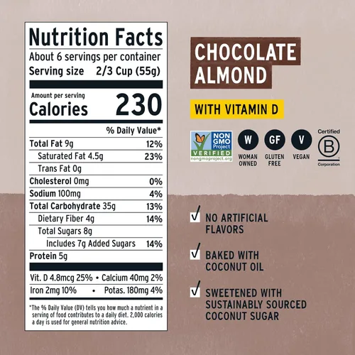 Miniatura 2 de Purely Elizabeth Cereal Chocolate Almond 11 OZ