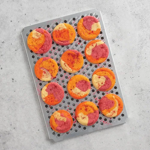 Miniatura 7 de Nordic Ware Naturals - Bandeja de media hoja de cara alta con horno multiusos y rejilla de refrigeración Hoja de lado alto + estante