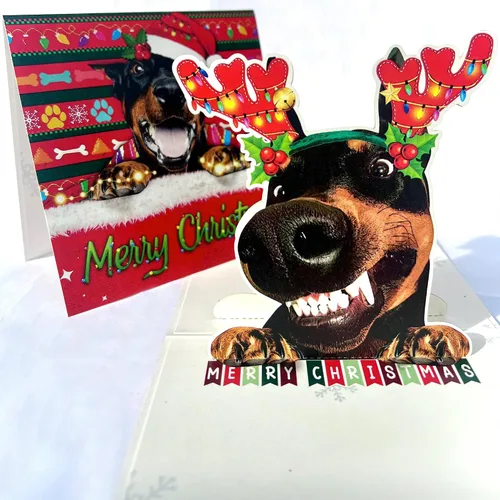 Miniatura 16 de Tarjeta de cumpleaños de perro Beagle 3D emergente – Felicitación de feliz cumpleaños para los amantes de los perros – Tarjeta desplegable
