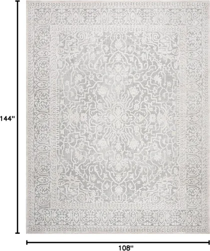 Miniatura 39 de SAFAVIEH Alfombra 10x14 - Colección Reflection - Grande - Beige y Crema, Sin Desprendimiento y Fácil Limpieza, Ideal para Sala de Estar, Dormitorio