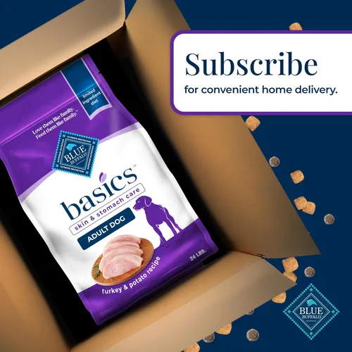 Miniatura 11 de Blue Buffalo Basics Alimento seco para perros adultos, cuidado de la piel y el estómago, dieta de ingredientes limitados para perros, receta