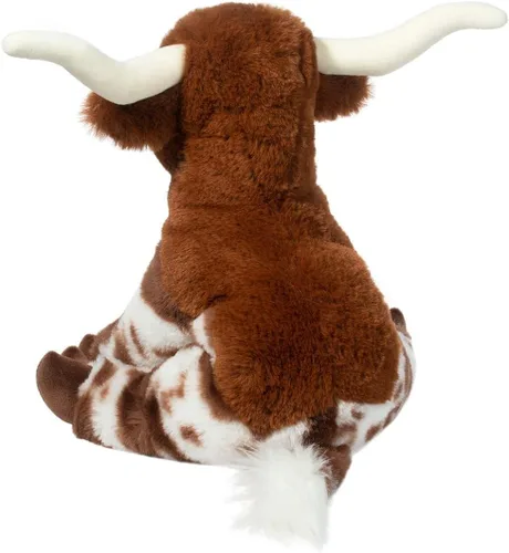 Miniatura 3 de Douglas Bixbie Texas Longhorn Bull - Peluche de vaca de cuerno largo, suave y realista, 9 pulgadas, lindo animal de granja occidental para niños