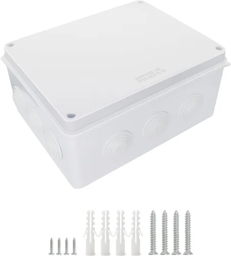 Miniatura 12 de LeMotech Caja de conexiones, plástico ABS IP55 resistente al agua y al polvo, caja eléctrica universal, caja de proyectos para exteriores e