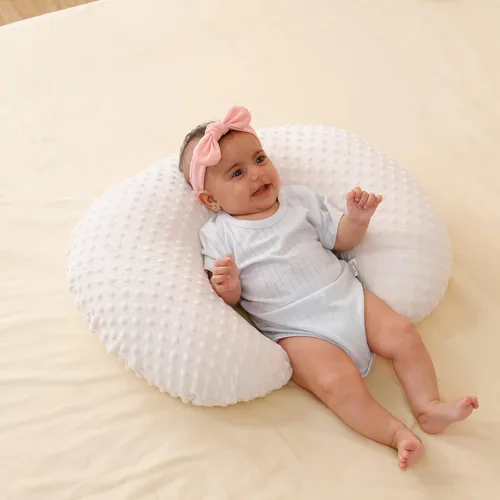 Miniatura 7 de Almohada y posicionador de lactancia, lactancia materna, alimentación con biberón, soporte para sentarse al bebé con funda extraíble ultra suave