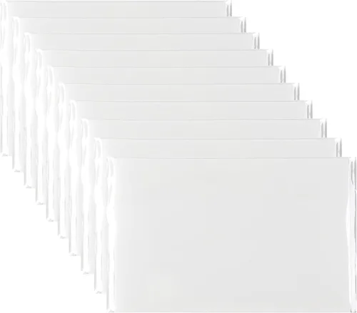Bloc de notas adhesivas transparentes de 3 x 5 pulgadas, notas adhesivas transparentes para libros, recordatorio de mensajes, notas adhesivas