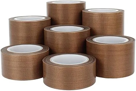 Miniatura 4 de GUMMMY 0.007 in 300 grados de resistencia a altas temperaturas cinta adhesiva de tela de aislamiento térmico máquina de sellado PTFE cinta