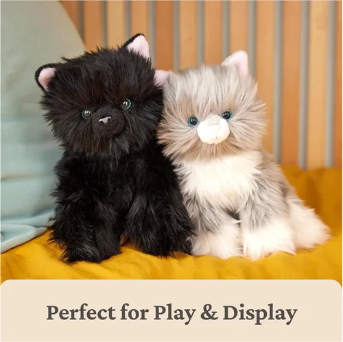 Miniatura 6 de GUND Xavier Gatito de Peluche, Animal de Peluche de Gato Premium para Edades de 1 Año en Adelante, Negro, 9 Pulgadas