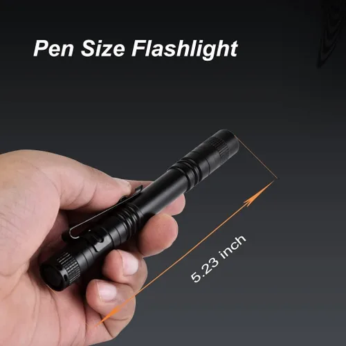 Miniatura 4 de Linterna de la pluma,2PCS llevó las linternas de la luz de la pluma con el clip,Mini linterna de bolsillo pequeña linterna de inspección de Penlight