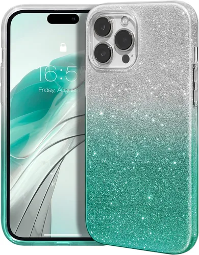 Miniatura 47 de MATEPROX - Funda compatible con iPhone Air de 6.5' [2025], carcasa protectora de 3 capas con purpurina brillante y tendencia, anti-arañazos y a