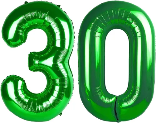 Miniatura 249 de Globo de cumpleaños número 4 dorado de 40 pulgadas, globos gigantes del número cuatro 14 24 34 40 44 2024, globos grandes de lámina de mylar para Oro
