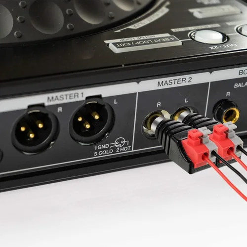 Miniatura 5 de MATTOX Cable de altavoz a audio macho RCA conector adaptador Jack Plug 10pcs/Set
