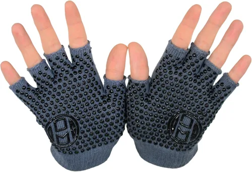 Miniatura 3 de Mato & Hash Guantes de agarre sin dedos para yoga, pilates