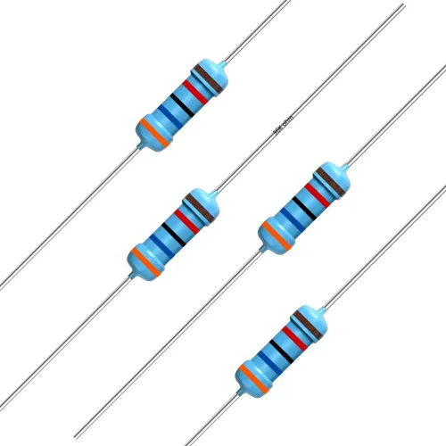 Miniatura 59 de California JOS 100 unidades de resistencia de 0.12 ohmios 1/4w (0.25 W) Resistencia fija de película metálica de tolerancia ±1%, más de 189 valores