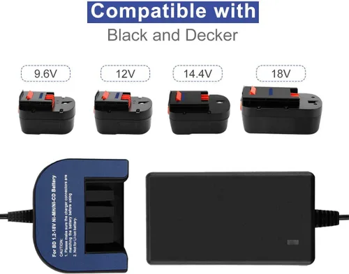 Miniatura 4 de Exmate Paquete de 2 baterías de repuesto de 12 V 3.5 Ah para herramientas eléctricas inalámbricas Black and Decker HPB12 FSB12 FS120B FS120BX A12