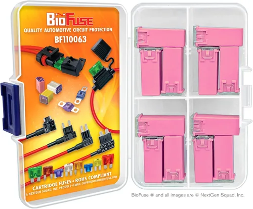 Miniatura 2 de Juego de fusibles de cartucho 30A JCASE de 12 piezas. Se adapta a la mayoría: Nissan, Toyota, Chrysler, Dodge, Chevy, GM y Ford