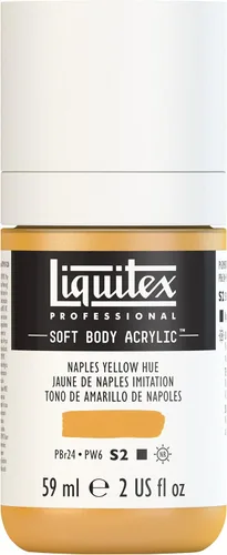 Miniatura 118 de Liquitex Professional Soft Body - Pintura acrílica, botella de 2 onzas (59 ml), blanco titanio Titanio Blanco