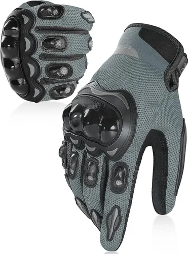 Miniatura 6 de COFIT - Guantes de motocicleta con malla transpirable, guantes de moto con protección táctil para hombres y mujeres, para BMX ATV MTB, carreras