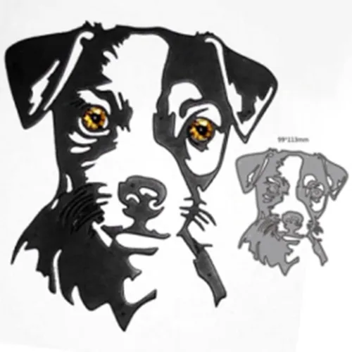 Miniatura 3 de Troqueles de corte de animales, troqueles para perros, plantillas de grabado en relieve para bricolaje álbumes de recortes, tarjetas de regalo